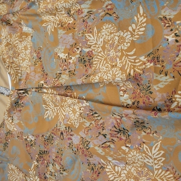 BLISS COUTURE Floral Flare Sleeve Lace Coquette Boho Jumper Mini Festival Dress - Picture 10 of 11